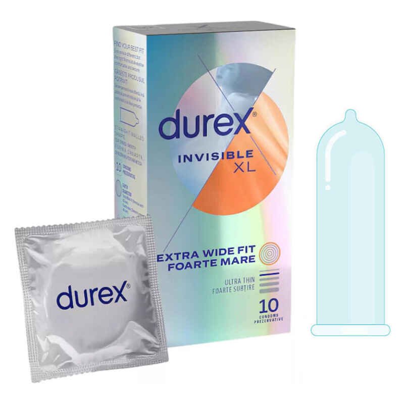 Durex Invisible XL 10 pack