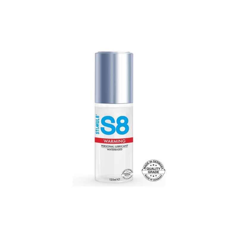 S8 Waterbased Warming Lube 125ml