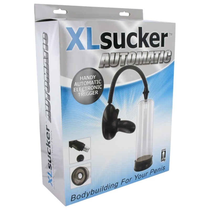 XLSUCKER - automatická pumpa na potenci a penis (transparentní)