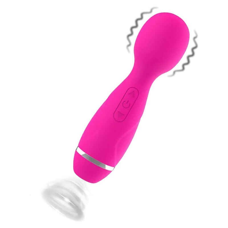 BASIC X Becky masážní hlavice s podtlakovým stimulátorem 2v1 růžová